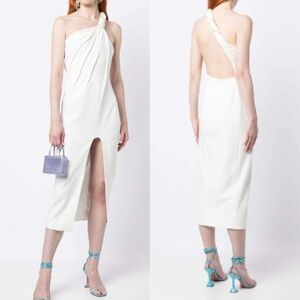 Rachel Gilbert Claudio Asymmetric Neck Dress